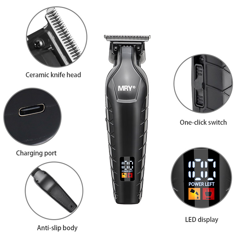 MR 727 Stainless Steel Hair Clipper Set for Home and Salon