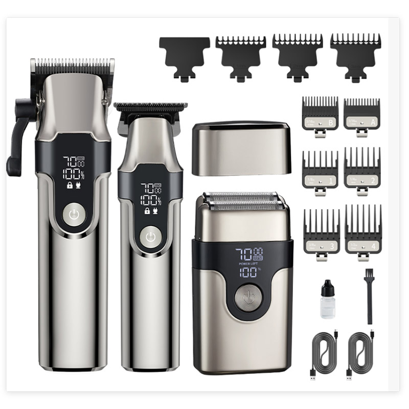 MR-983 DC Rechargeable Hair Clipper Set with High-Precision Blades