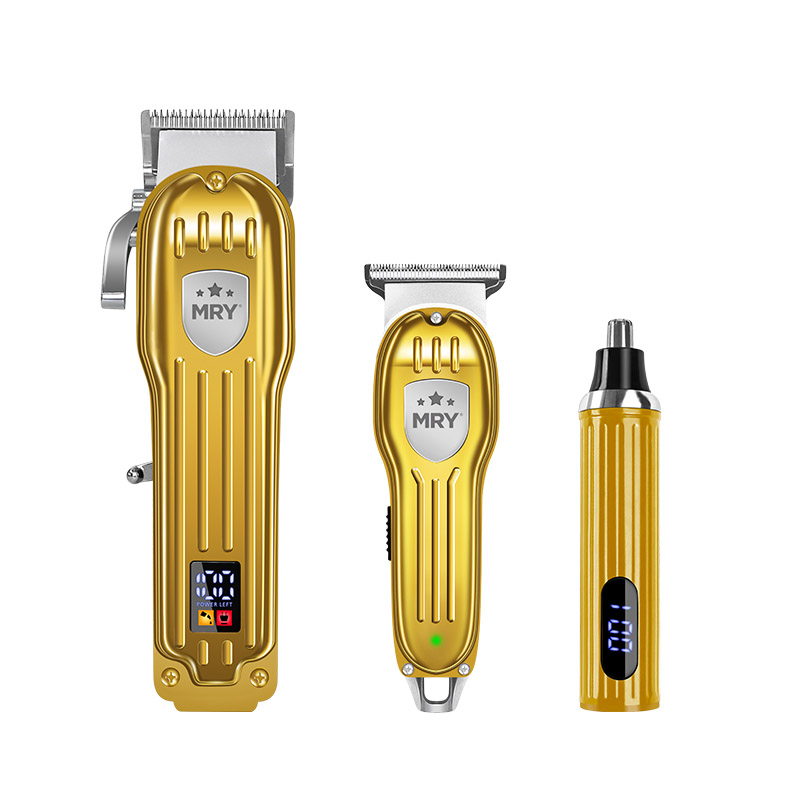 MR-1982A DC Rechargeable Hair Clipper Set, Cordless Grooming Kit