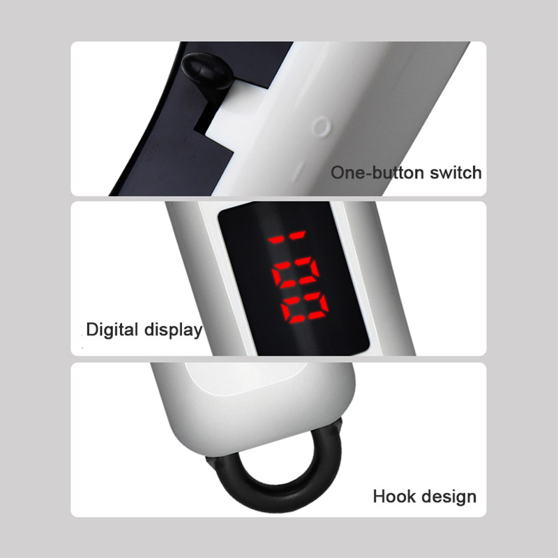 QR 809A Hair Clipper Fine Steel Cutter USB Digital Display