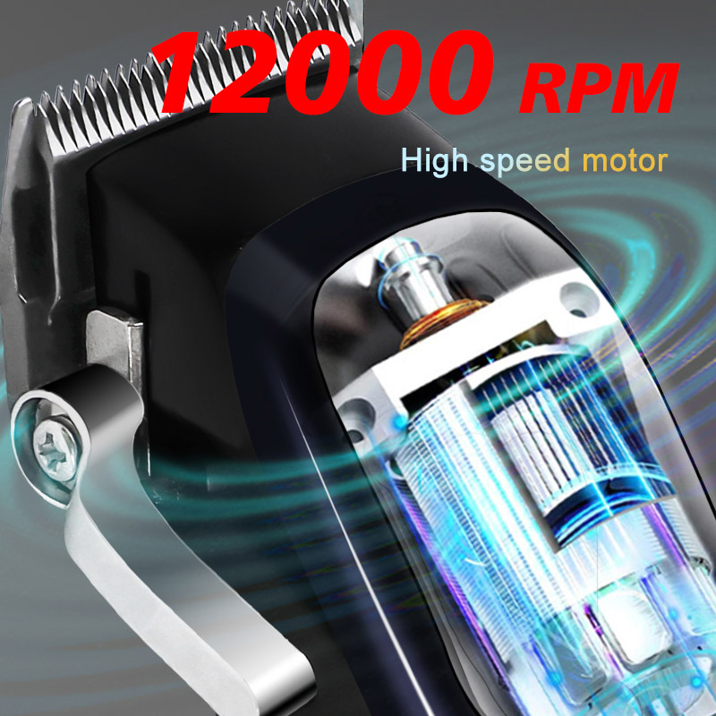 MR-2023 Stainless Steel Fade Hair Clipper with DLC Coating