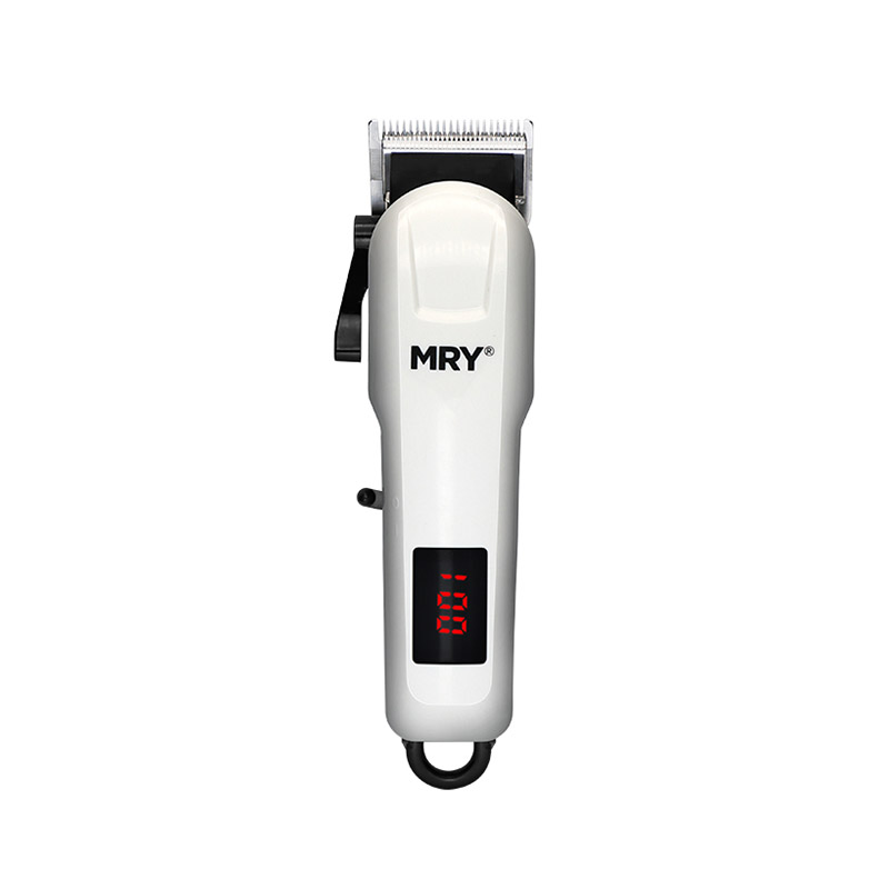 QR 809A Hair Clipper Fine Steel Cutter USB Digital Display