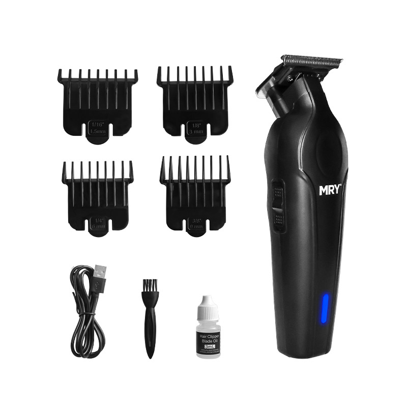 MR-1996 Hair Trimmer with 4 Guide Combs Adjustable Length Hair Clipper