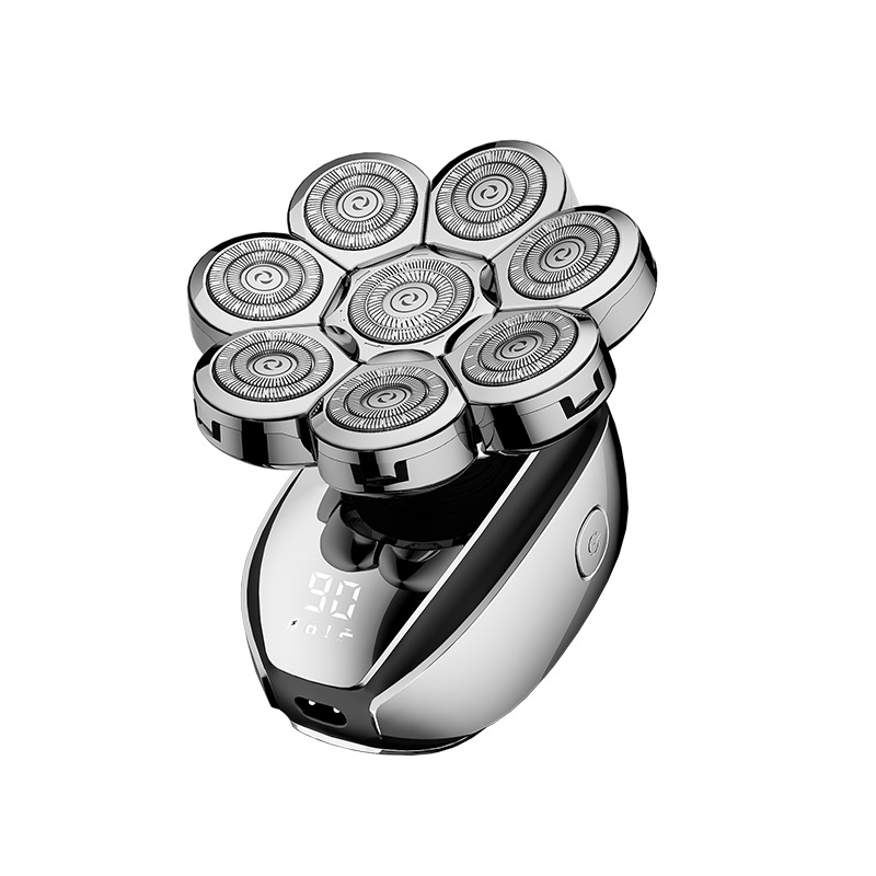 RQ-778 8-Blade Electric Head Shaver Rechargeable, Floating Head