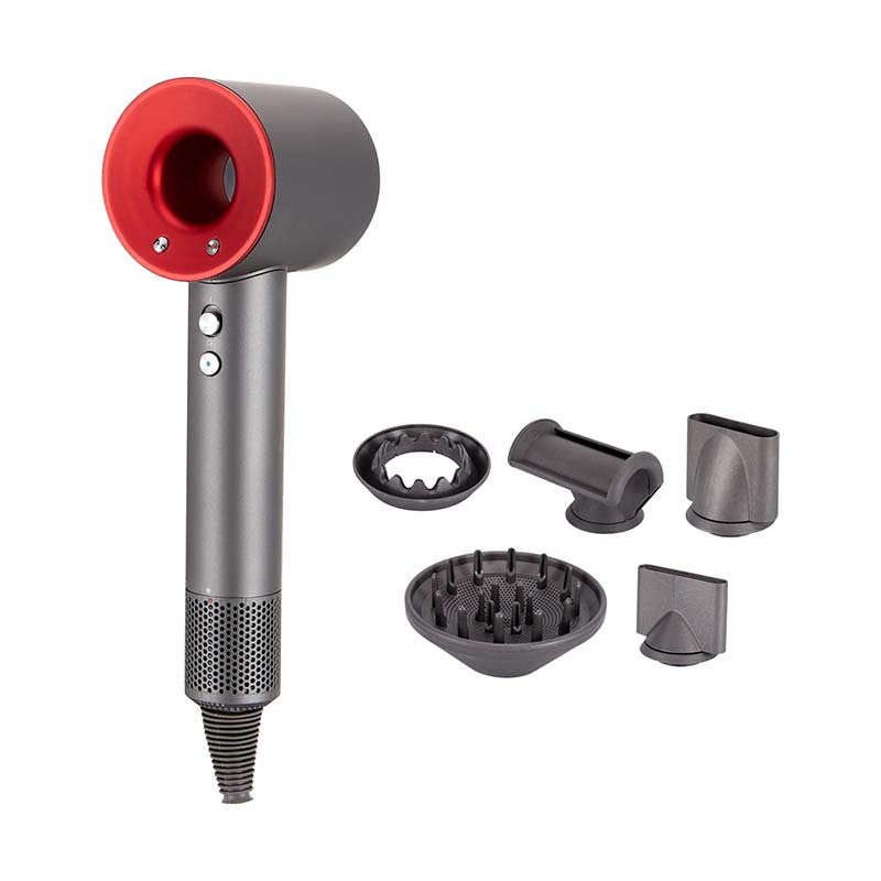 MR3001 Hair Dryer with Five Magnetic Nozzle Attachments for Precision Styling
