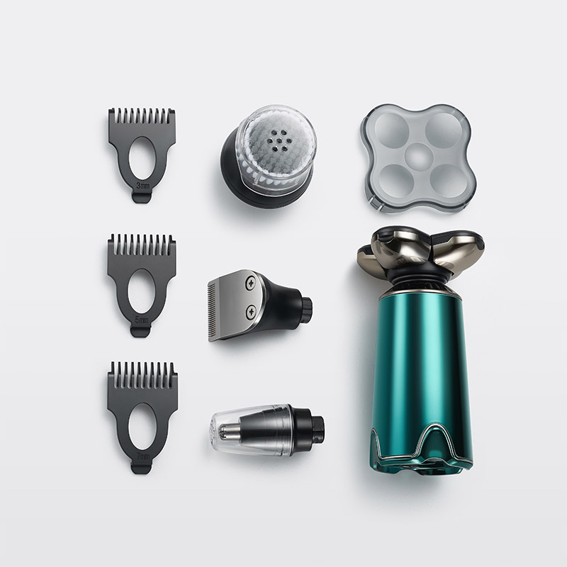 RQ-8304 Rechargeable Men’s Head Shaver with Floating Head, Wet & Dry