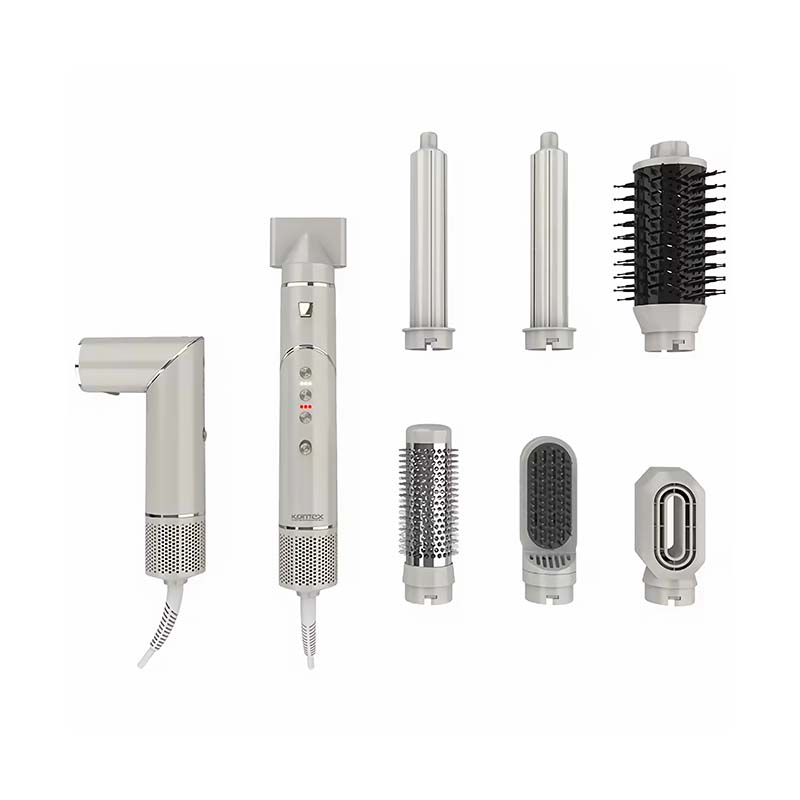 MR3108 3-Speed 3-Heat Hot Air Brush with LED Indicator for Precision Styling