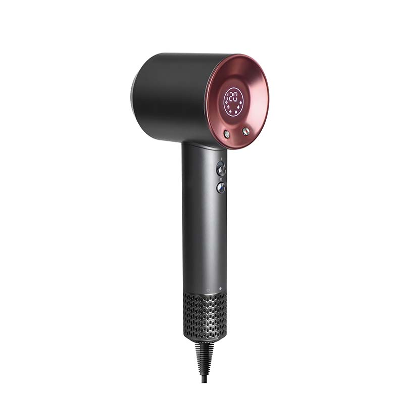 MR3033 Compact Hair Dryer with LED Display for Travel and Home
