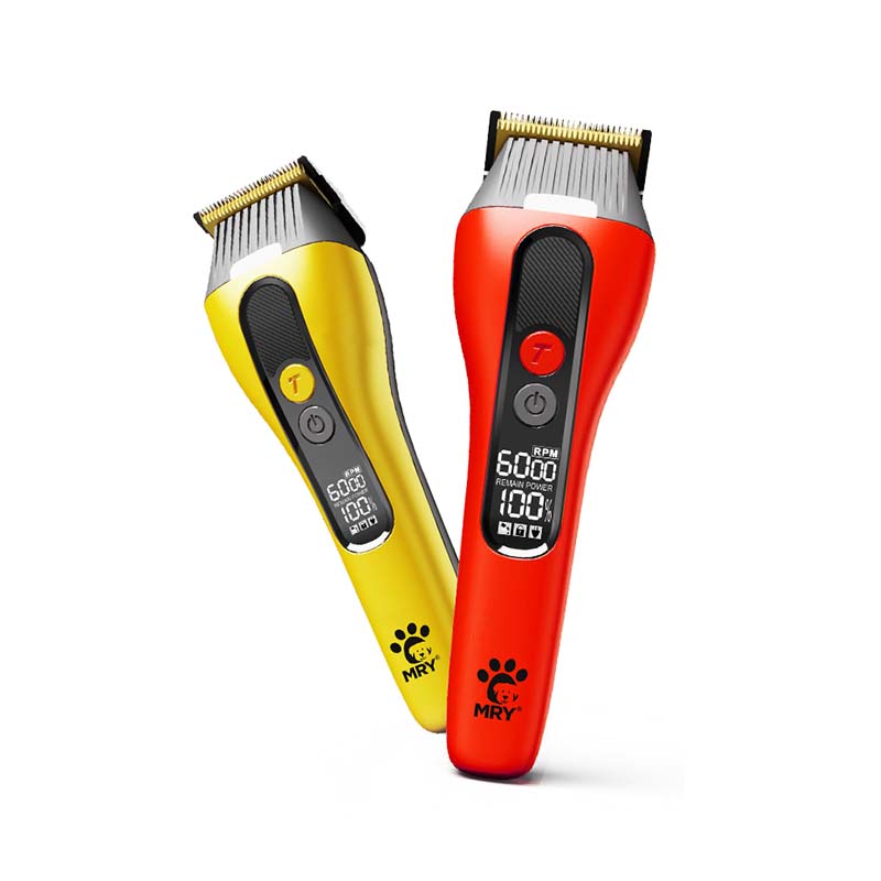 QR-P8196 Pet Hair Clipper Ergonomic Anti-Slip Grooming Trimmer
