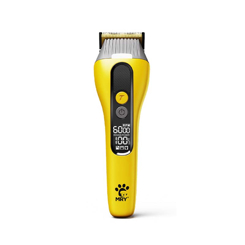 QR-P8196 Pet Hair Clipper Ergonomic Anti-Slip Grooming Trimmer