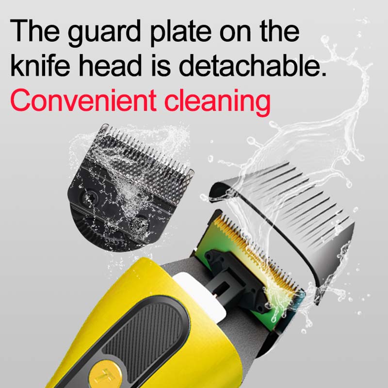 QR-P8196 Pet Hair Clipper Ergonomic Anti-Slip Grooming Trimmer