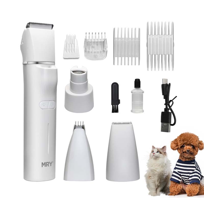 QR-P8195 Six in One Pet Grooming Trimmer Multi-Functional Care Tool