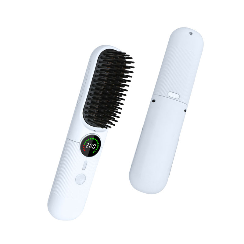 MR3105 Cordless Hair Straightener Brush for Portable and Smooth Styling