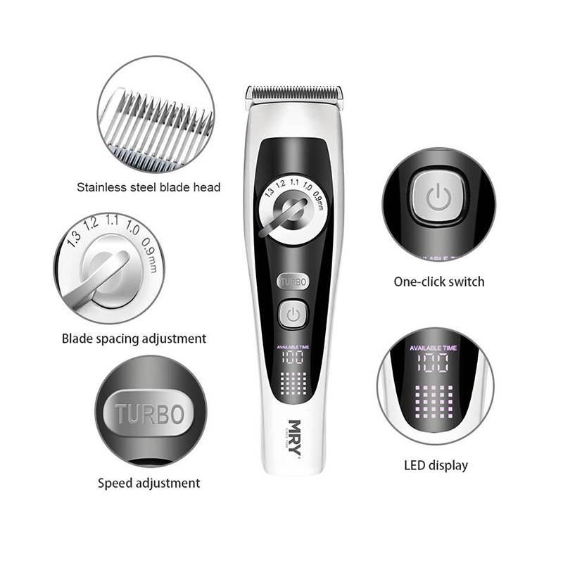 MR-8135 Plastic USB-Rechargeable Hair Clipper