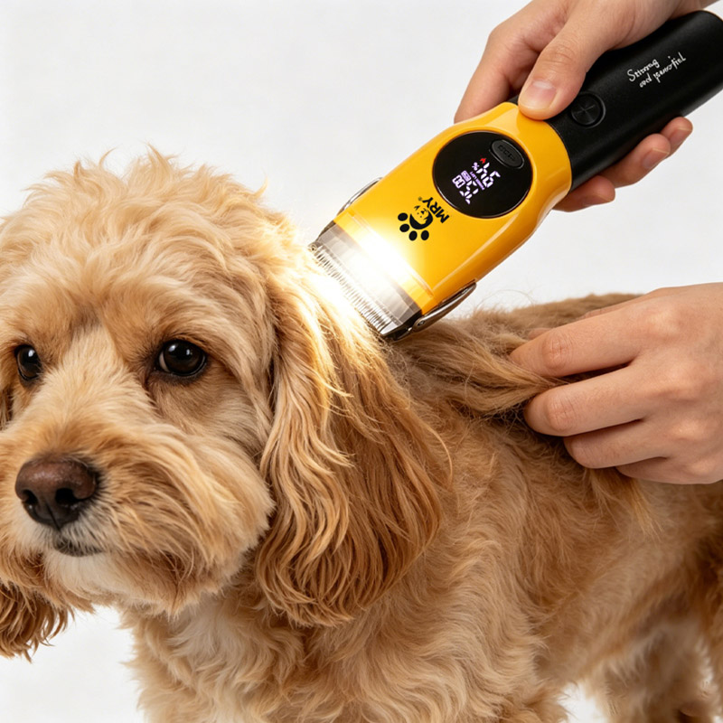QR-P5525 Pet Clippers with Built-in Rechargeable Lithium-ion Battery
