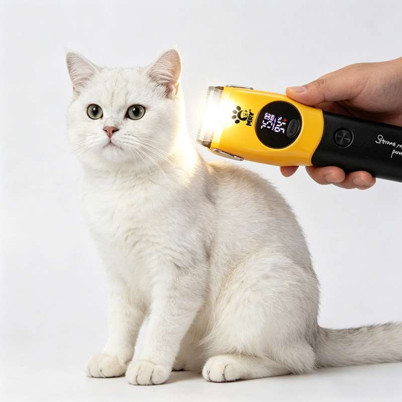 QR-P5525 Pet Clippers with Built-in Rechargeable Lithium-ion Battery