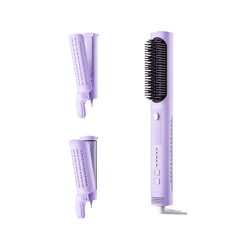 MR-3185 3-in-1 Replaceable Straightening Comb