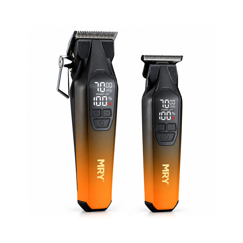 MR-915 New Electric Hair Clipper Set (Main and Trimmer Units)